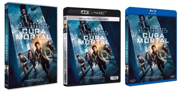 El corredor del laberinto: Cura mortal - Ediciones Blu-Ray y DVD