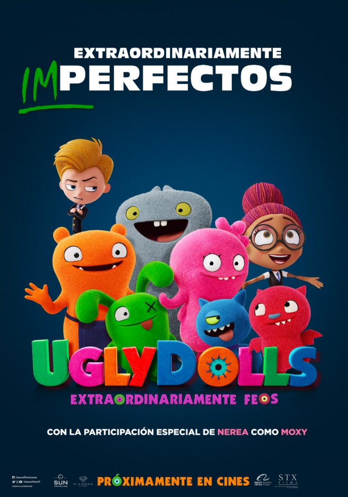 Pitbull, Chenoa y Nerea Rodríguez en UglyDolls