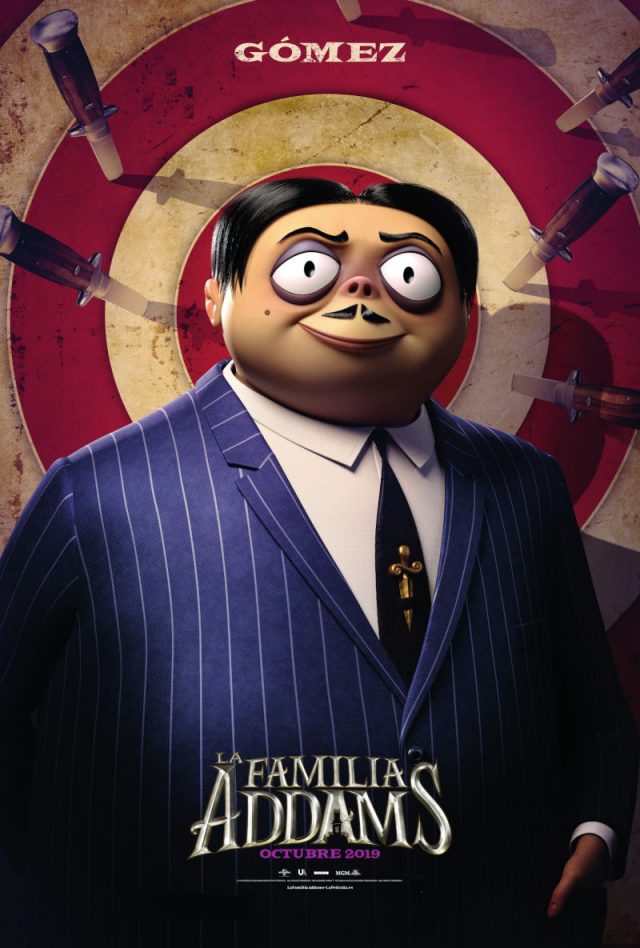 Carteles de personajes de La familia Addams