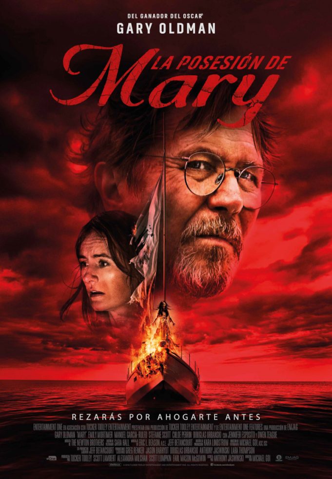 Cartel de La posesión de Mary