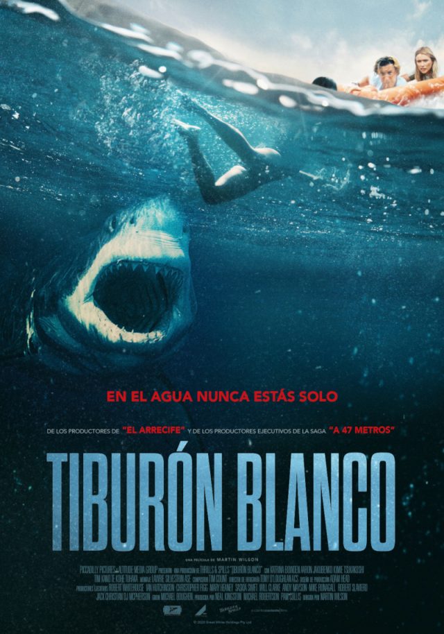 tiburon blanco poster